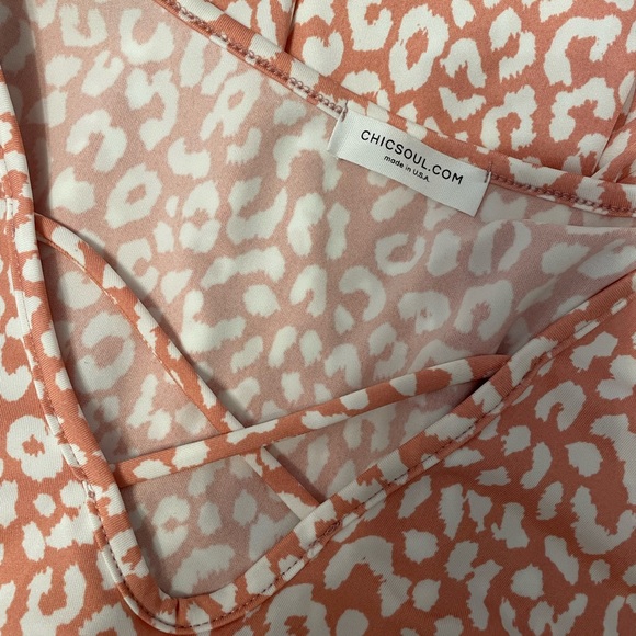 Cold shoulder Short-Sleeved Flutter Top 2XL - Picture 3 of 4